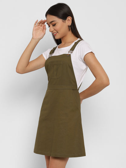 Cotton Pinafore Dress