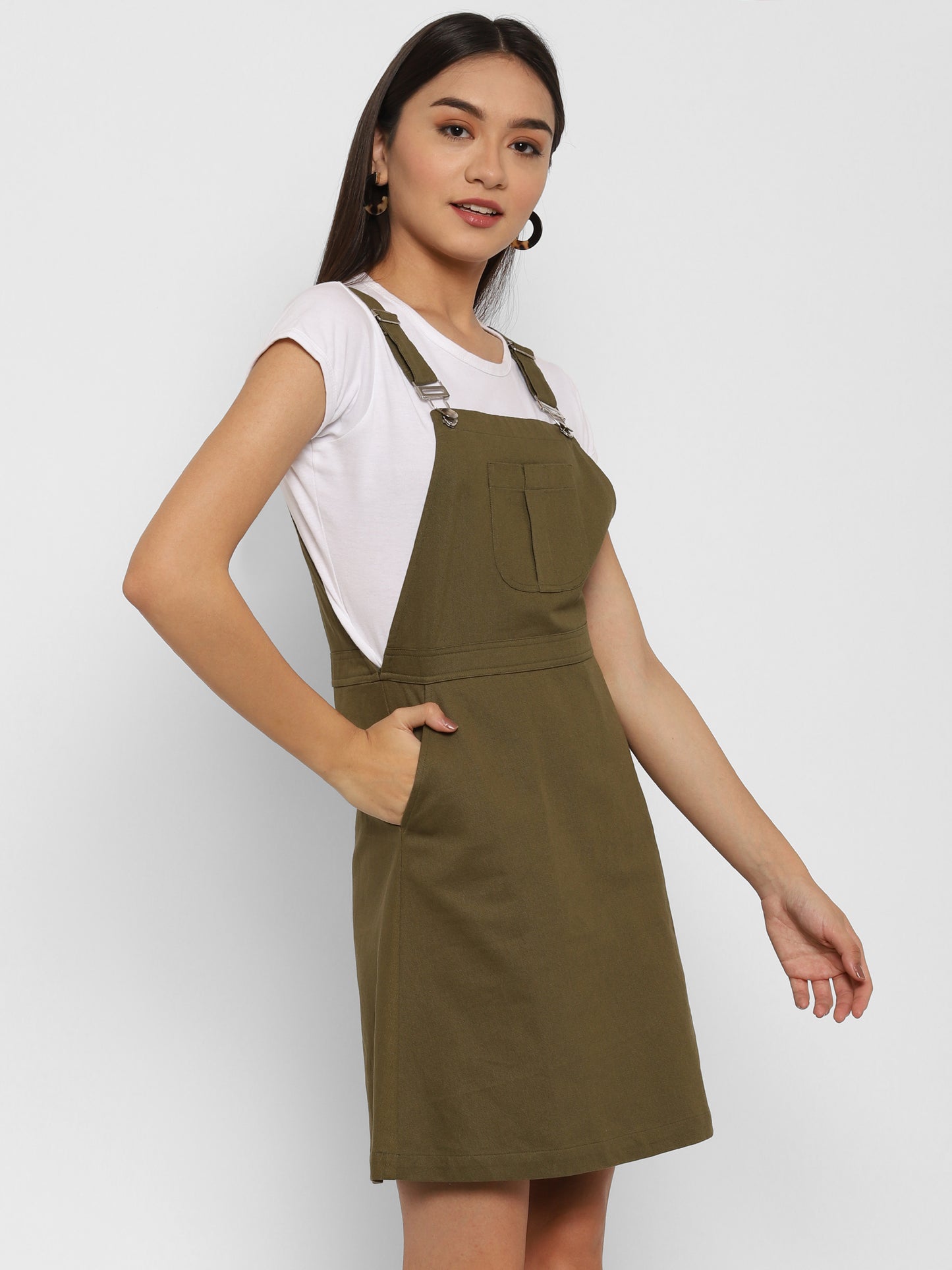 Cotton Pinafore Dress