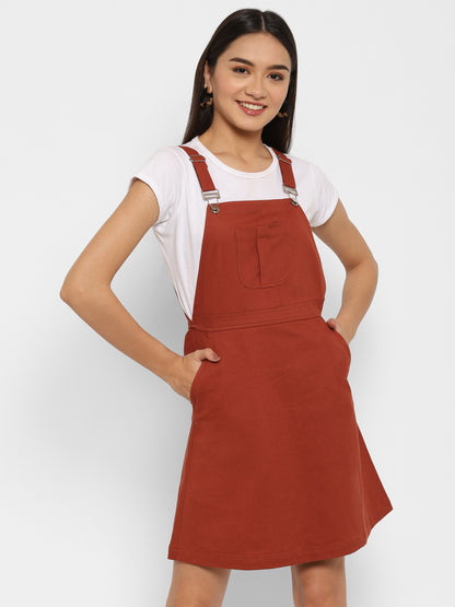 Cotton Pinafore Dress