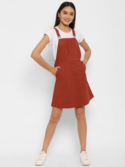 Cotton Pinafore Dress