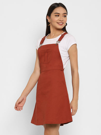 Cotton Pinafore Dress