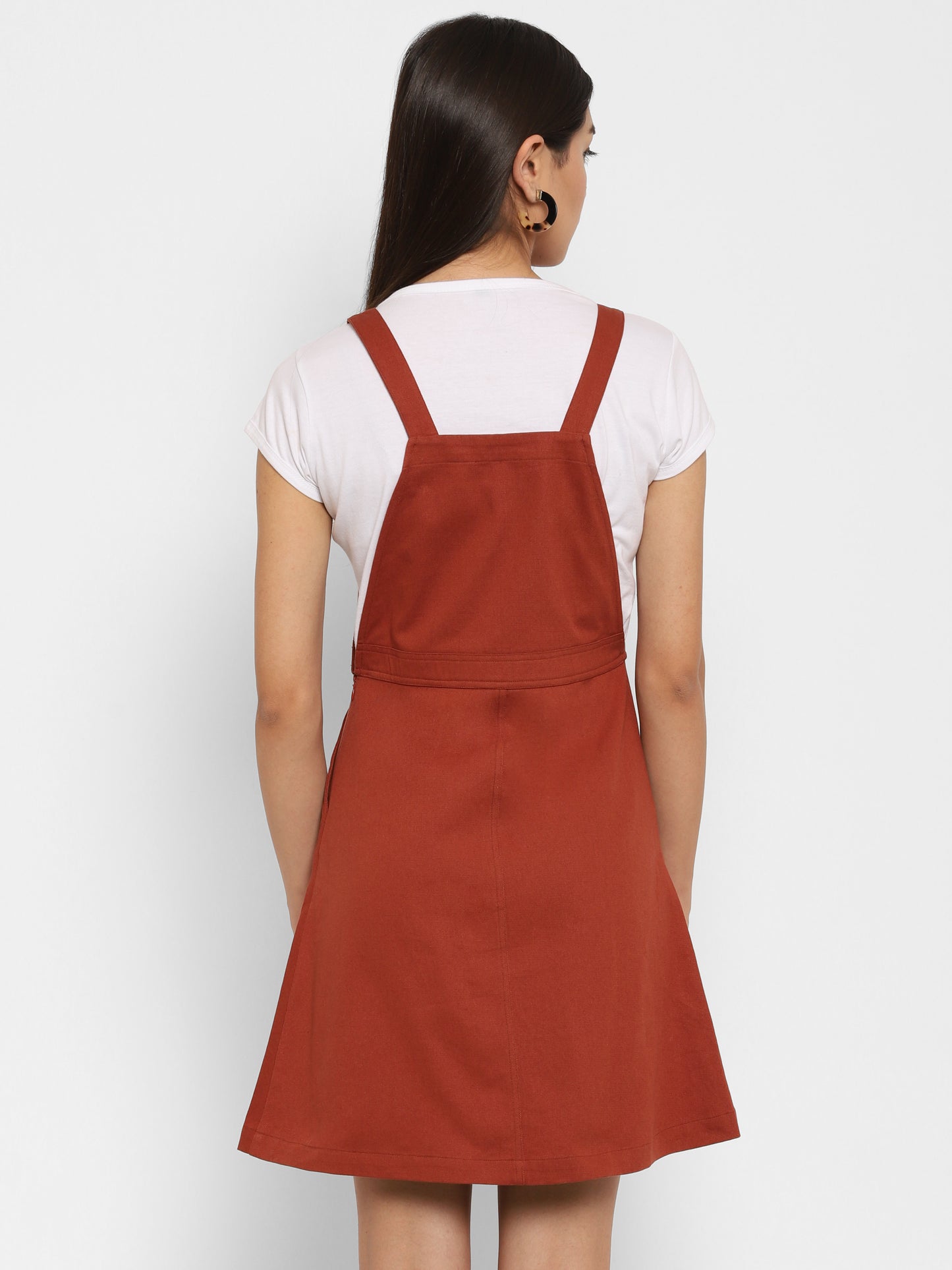 Cotton Pinafore Dress