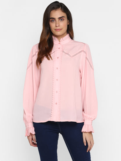 Classic Bell Sleeve Casual Shirt