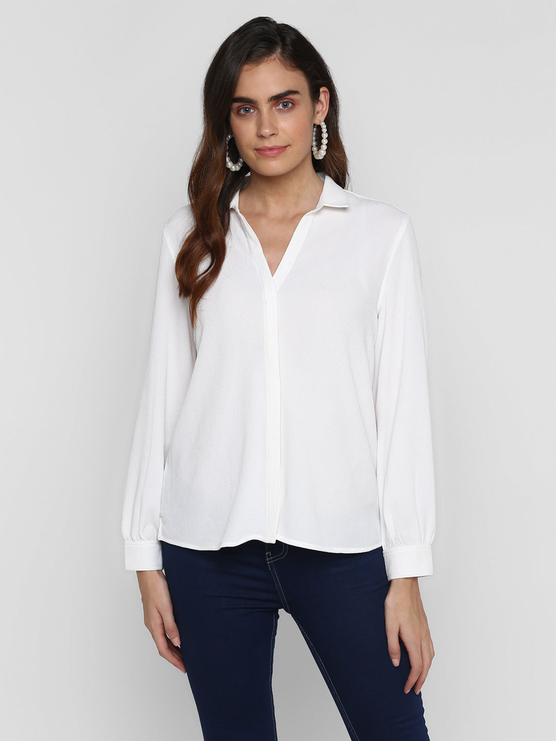 Sheer Casual Regular Fit Shirt