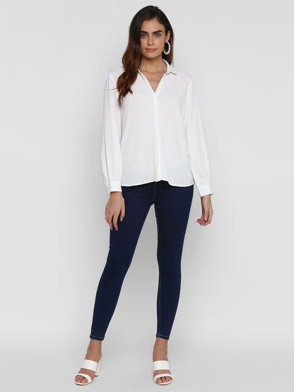 Sheer Casual Regular Fit Shirt