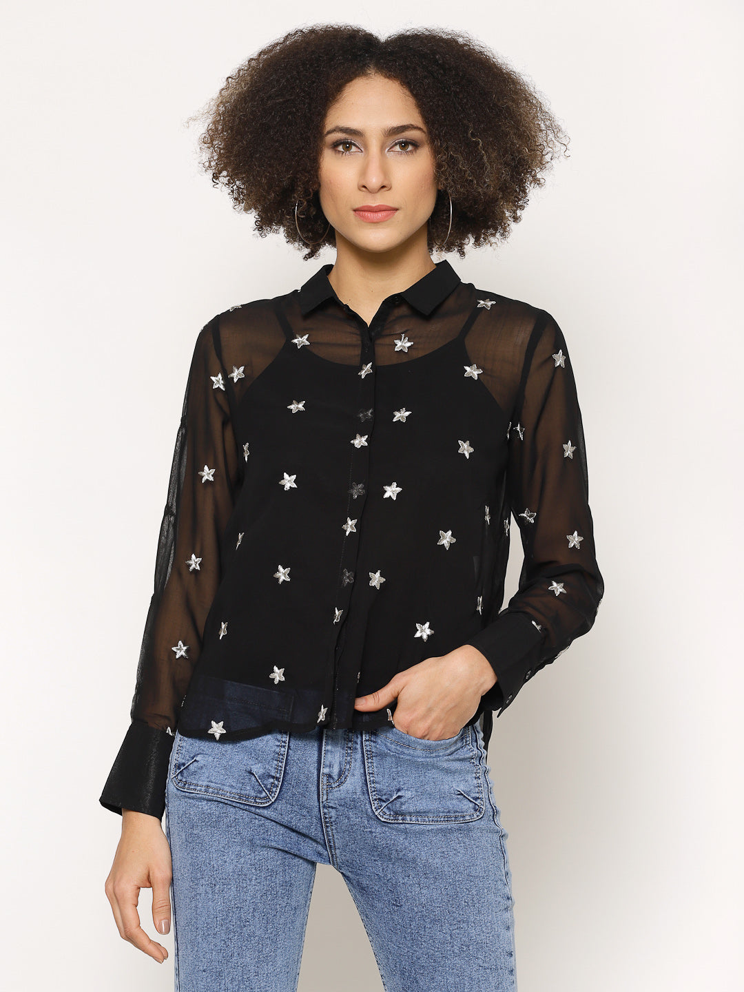 Embroidered Casual Shirt