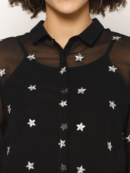 Embroidered Casual Shirt