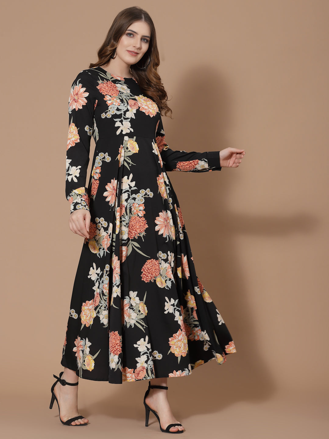 Floral Printed Maxi Dress